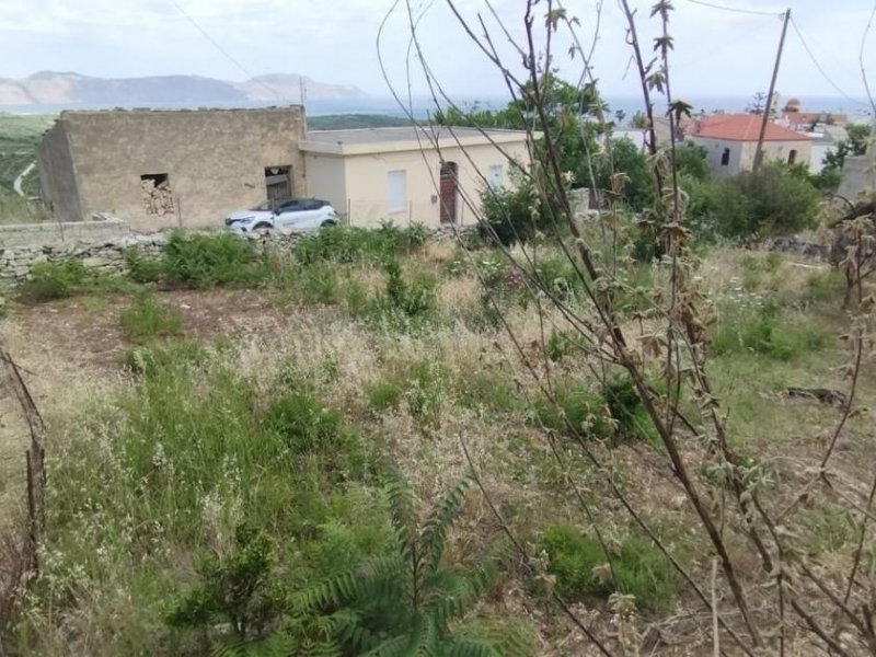 Episkopi bei Rethymno Schöne Aussicht auf das Meer und die Berge in Episkopi- Baugrundstück Grundstück kaufen